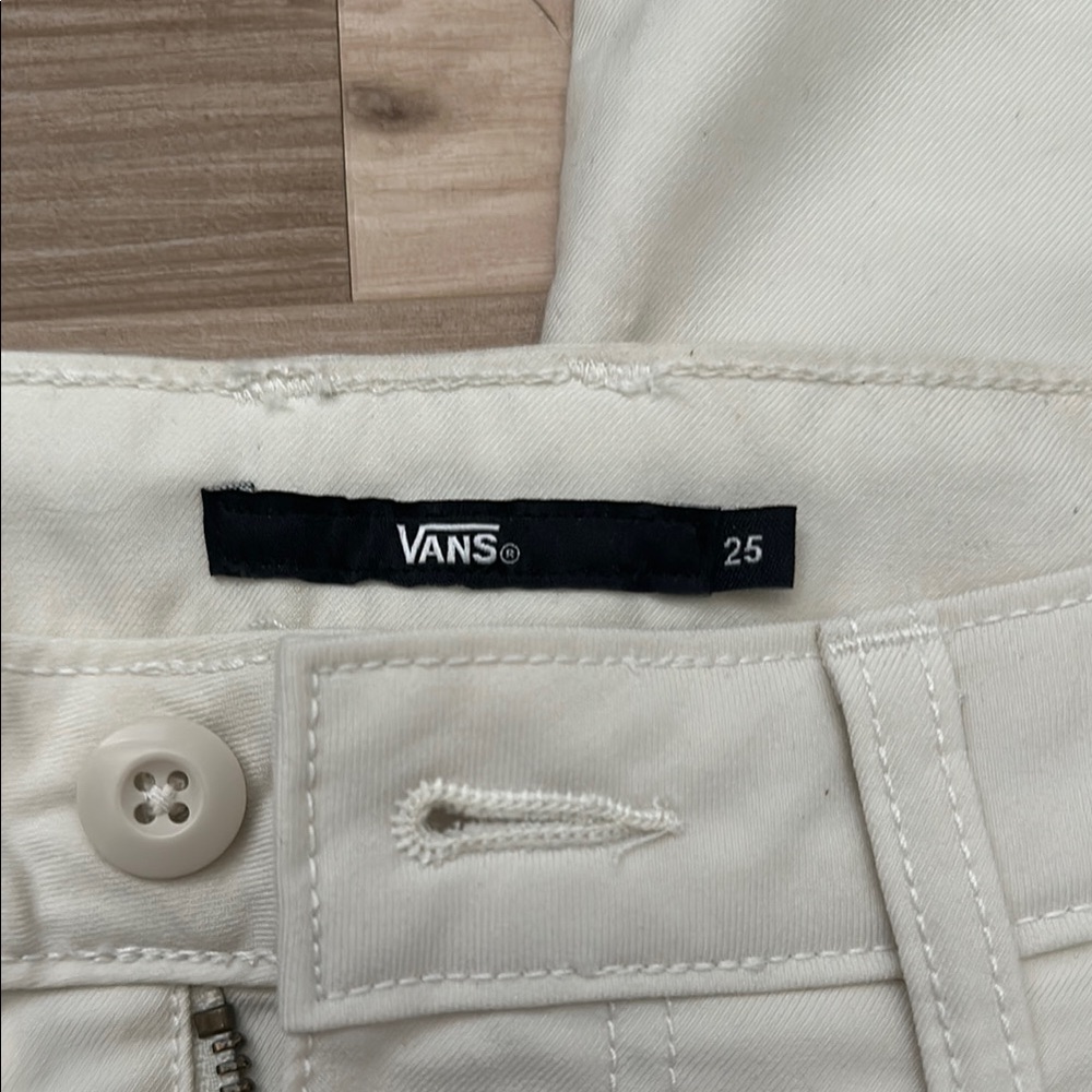 Vince White Flare Wide Leg Jeans View 2